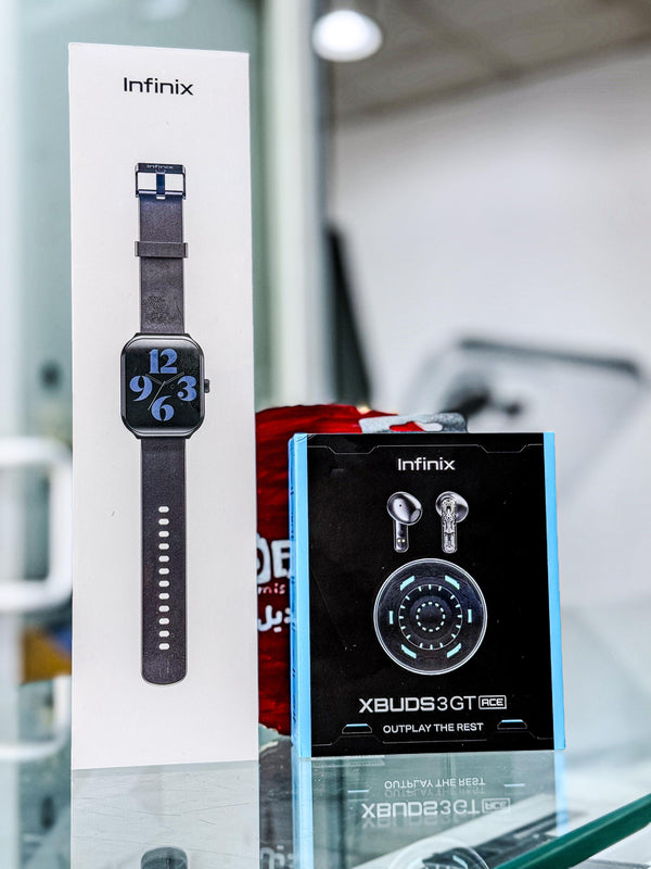 عرض ساعه Infinix + سماعه Infinix XBUDS 3GT