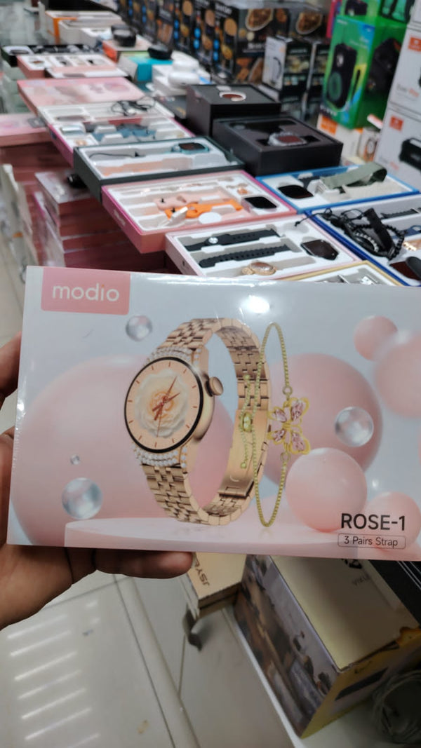 ساعة حريمي modio Rose-1